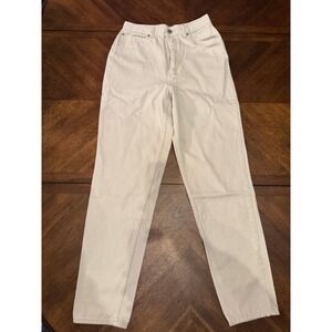 Vintage High Waisted‎ Straight Leg Khaki Pants Women's Size 7 |E1